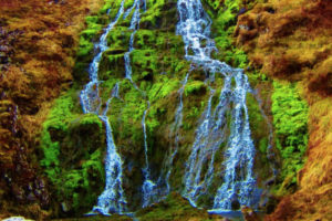 Hiking to a waterfall is something else.