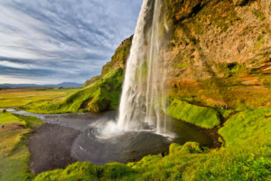 Waterfalls.