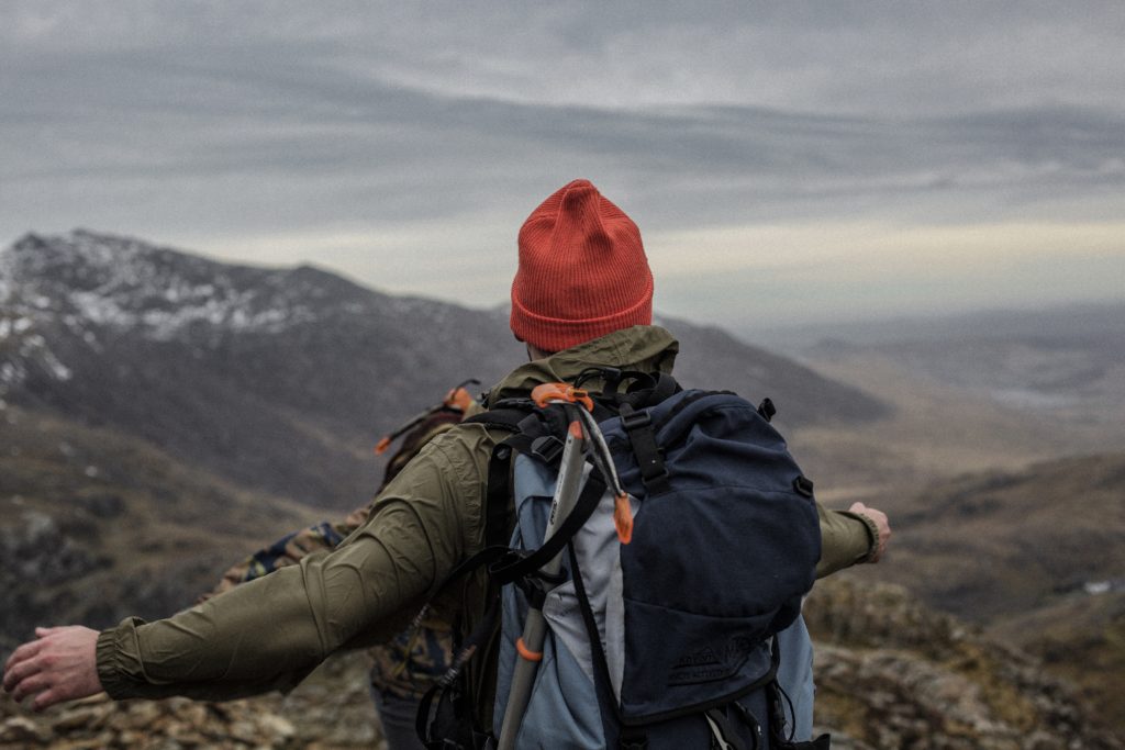 Hiking in Iceland.