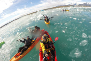 Jökulsárlón Glacier Lagoon Kayaking.