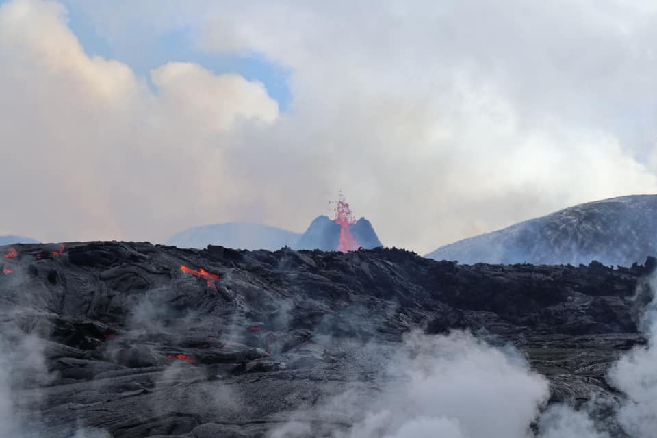 Volcano in Geldingadalir