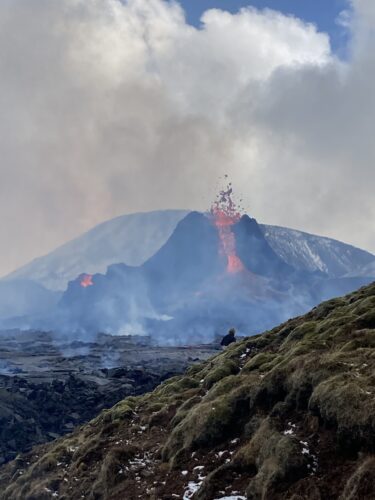 Volcano in Geldingadalir